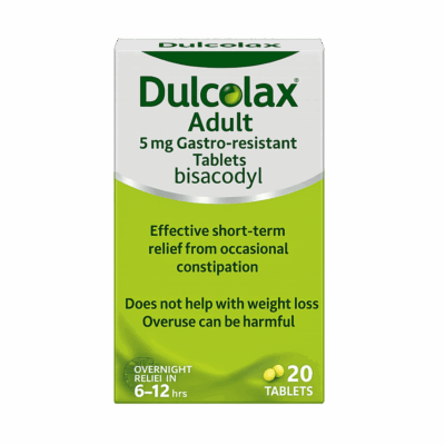 Dulcolax Laxative Constipation Relief Tablets (Pack of 20)